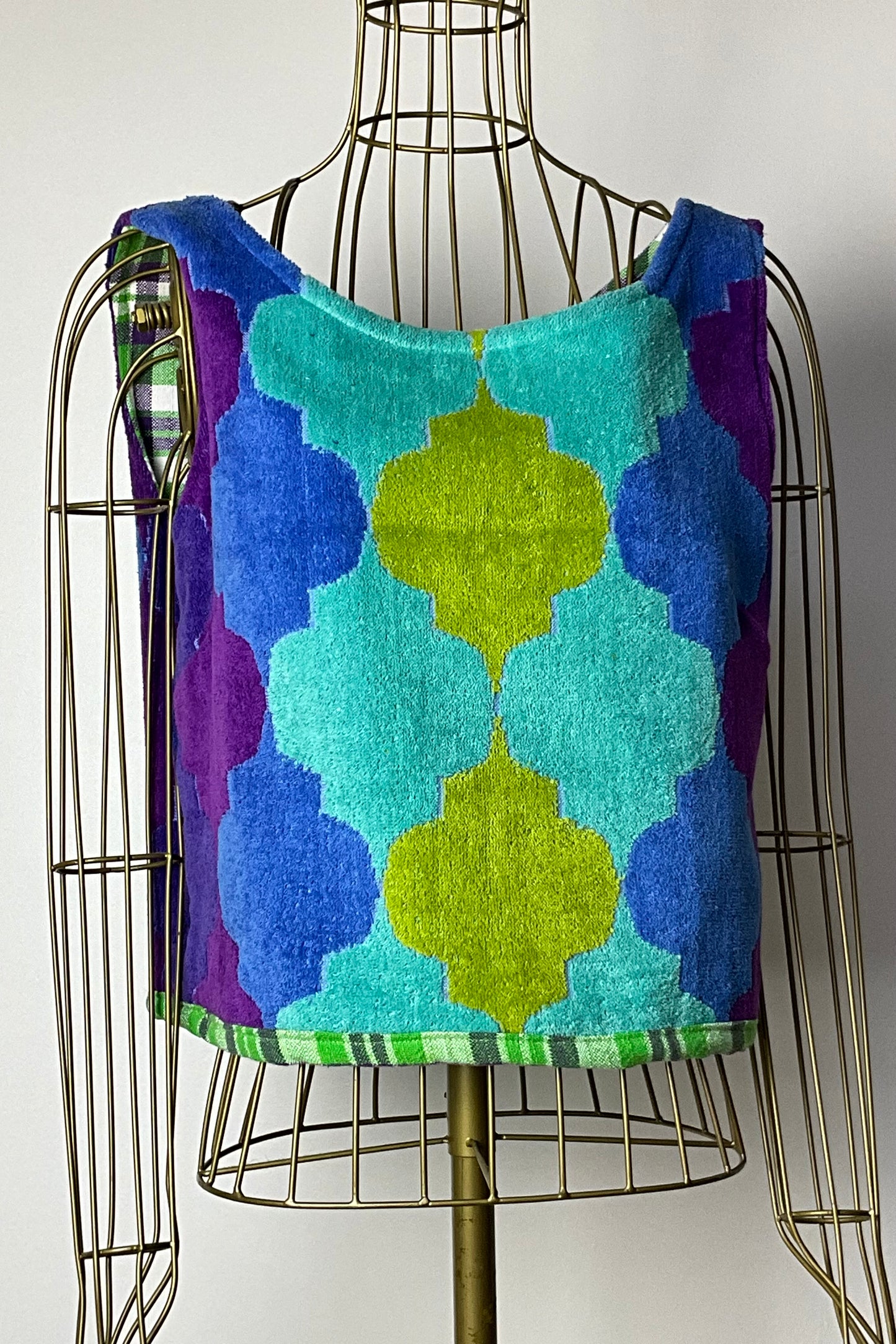 REVERSIBLE TOWEL TOP