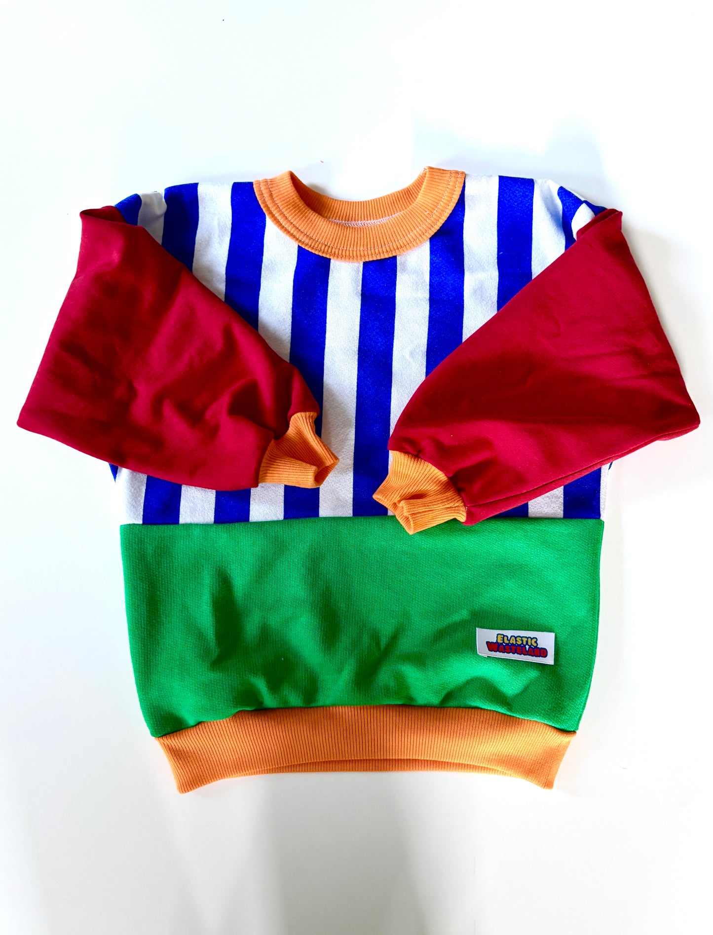 Kids Colour Blocked Crewneck